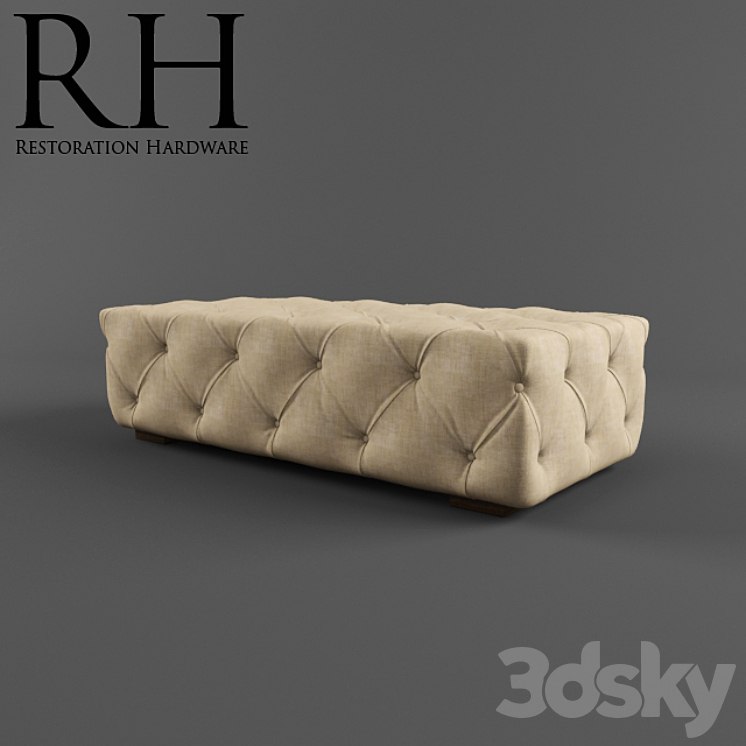 Restoration Hardware / Soho Ottoman