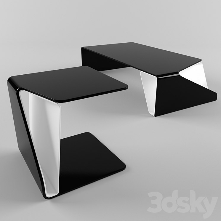 Double-skin coffee table