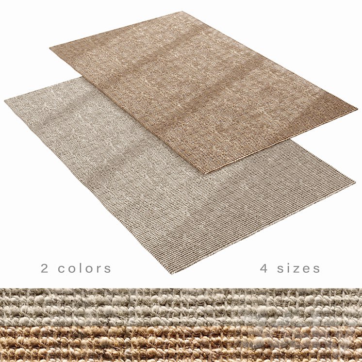Jute boucle rug