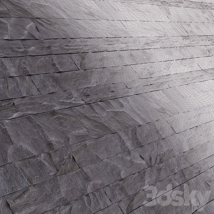 Decorative Slate stone texture blue