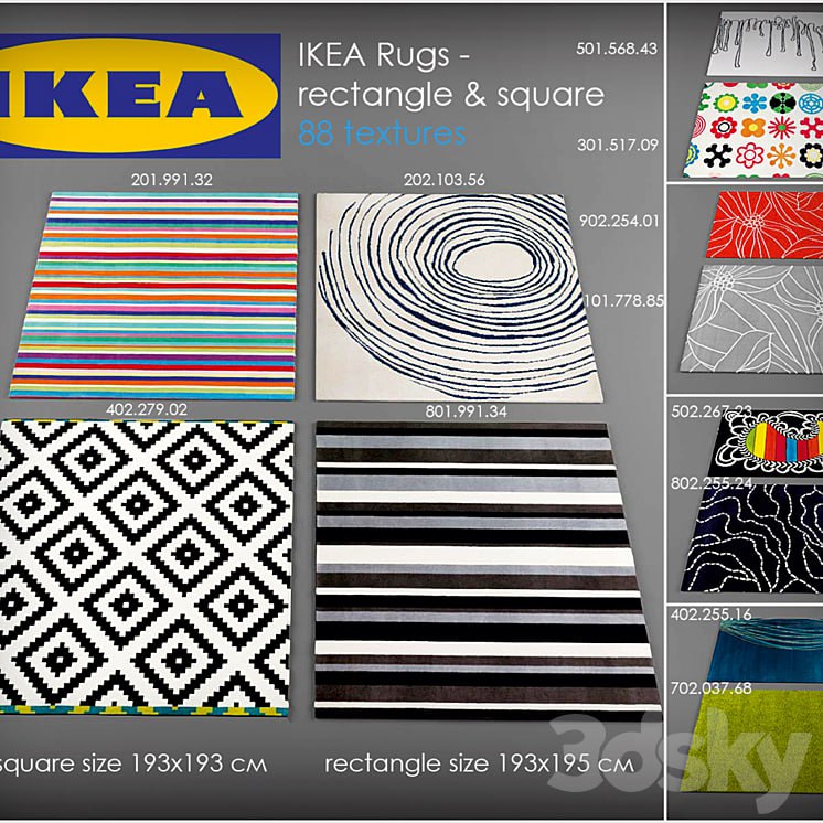 IKEA Rugs collection