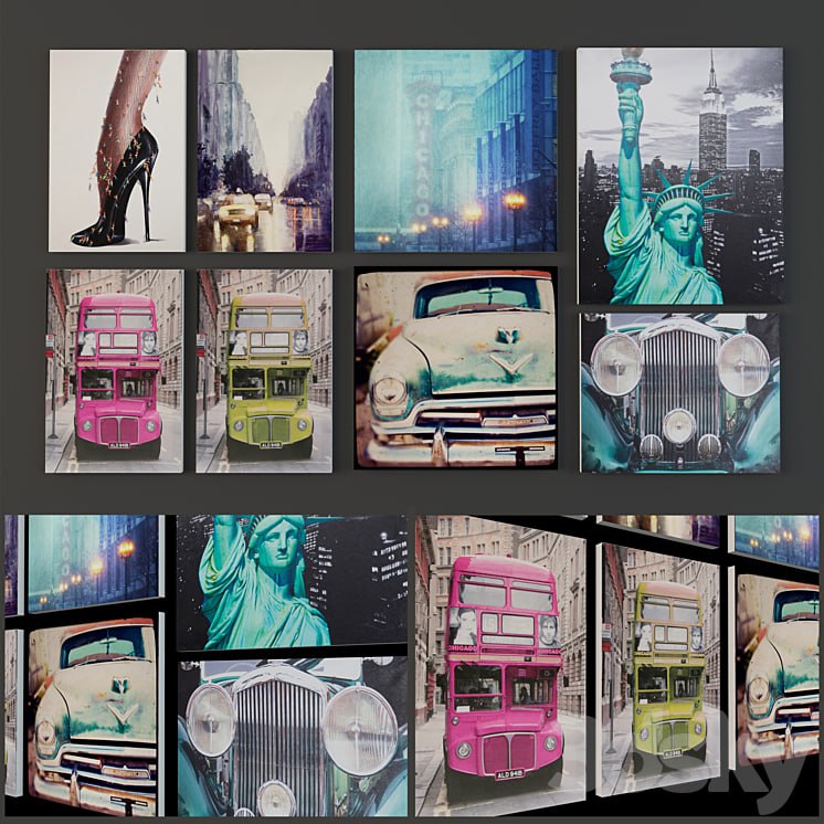 A selection of contemporary paintings