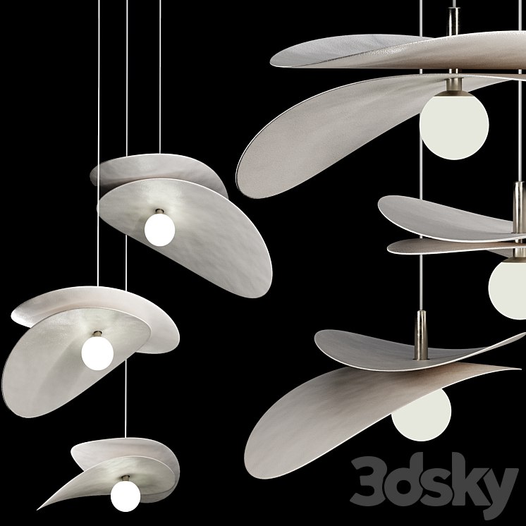 Luciole Ceramic Pendant Light by La Vie