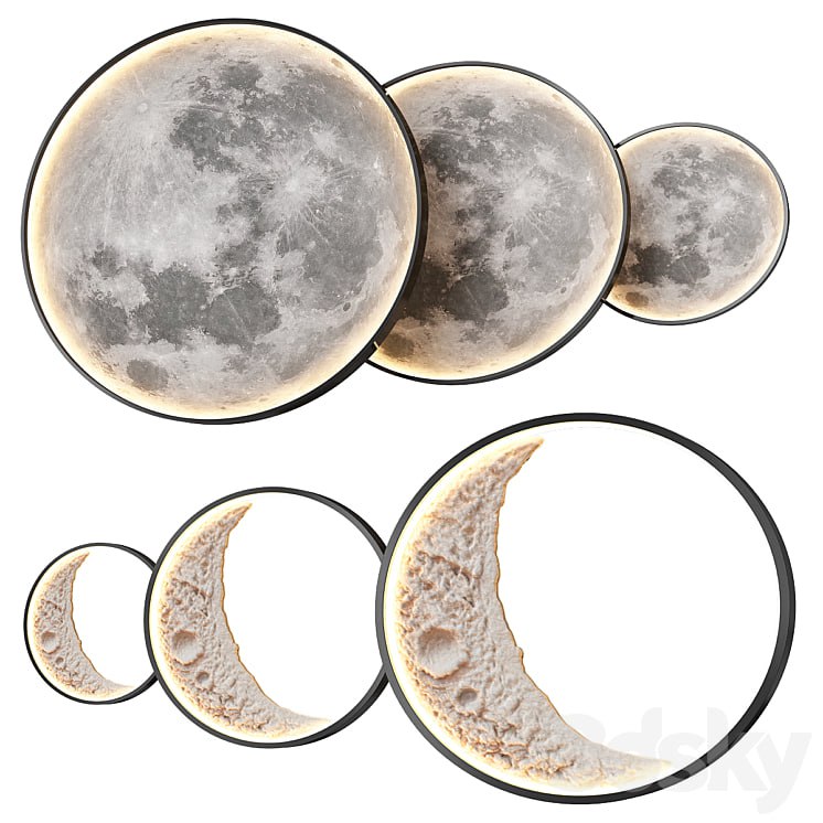 Wall Moon Lamp