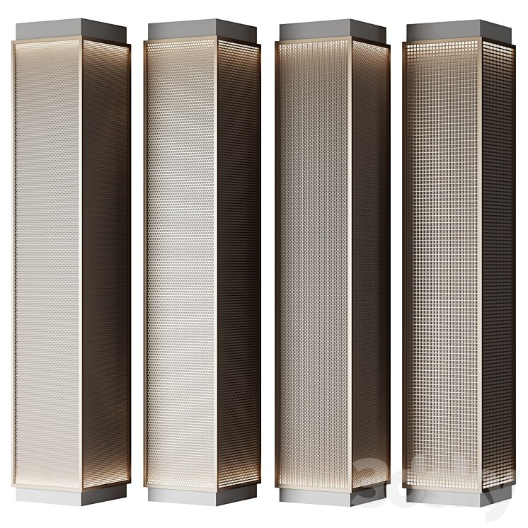 Metal columns with perforation No. 2