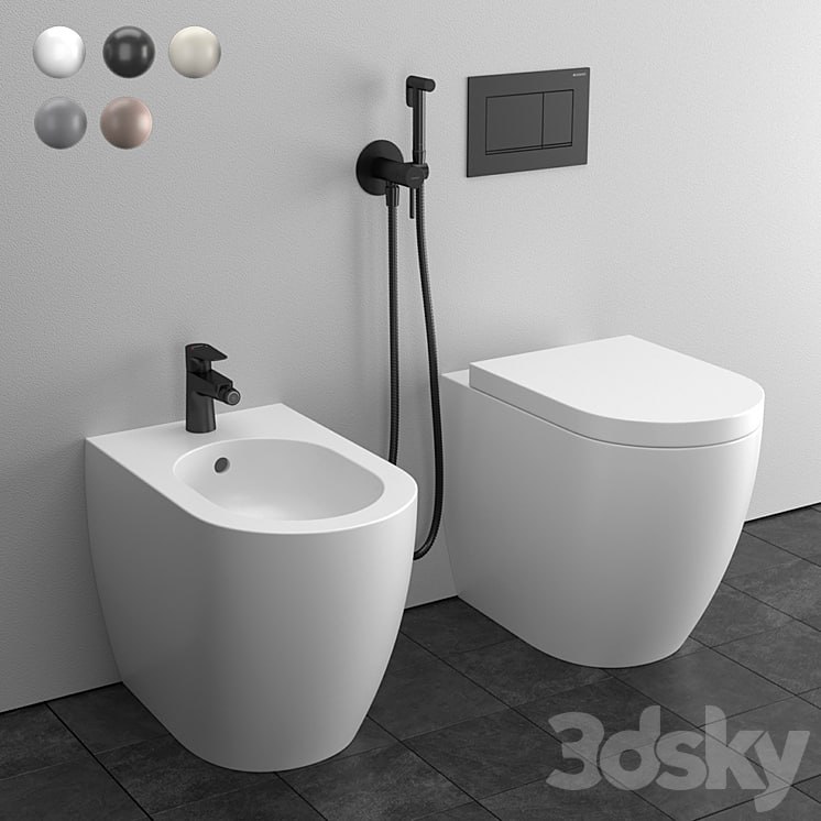 Cielo Smile Back to wall WC / Bidet