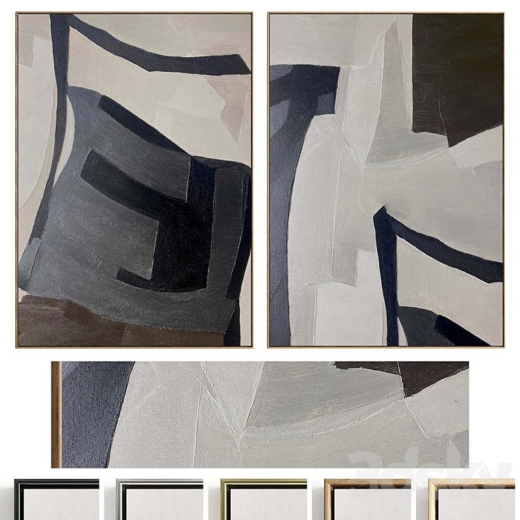 Plaster Two Photo Frames D-512