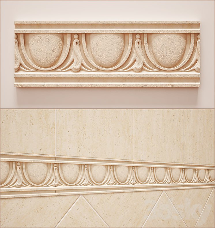 Engraved Listelo Palazzo Beige