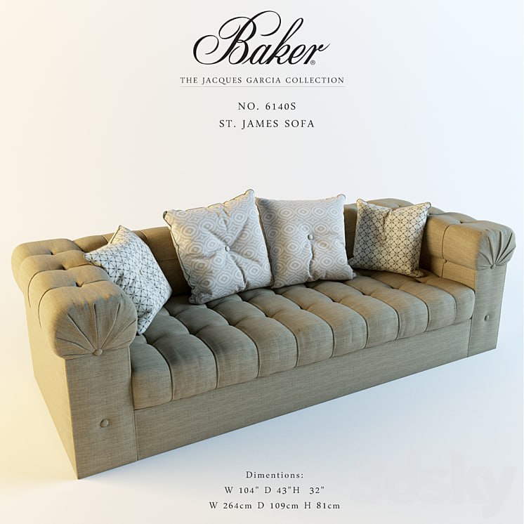 Baker_No. 6140S_ST. JAMES SOFA