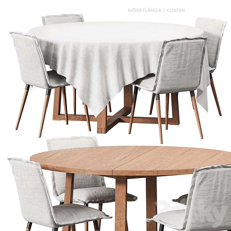 MORBYLANGA KLINTEN Table and chairs IKEA