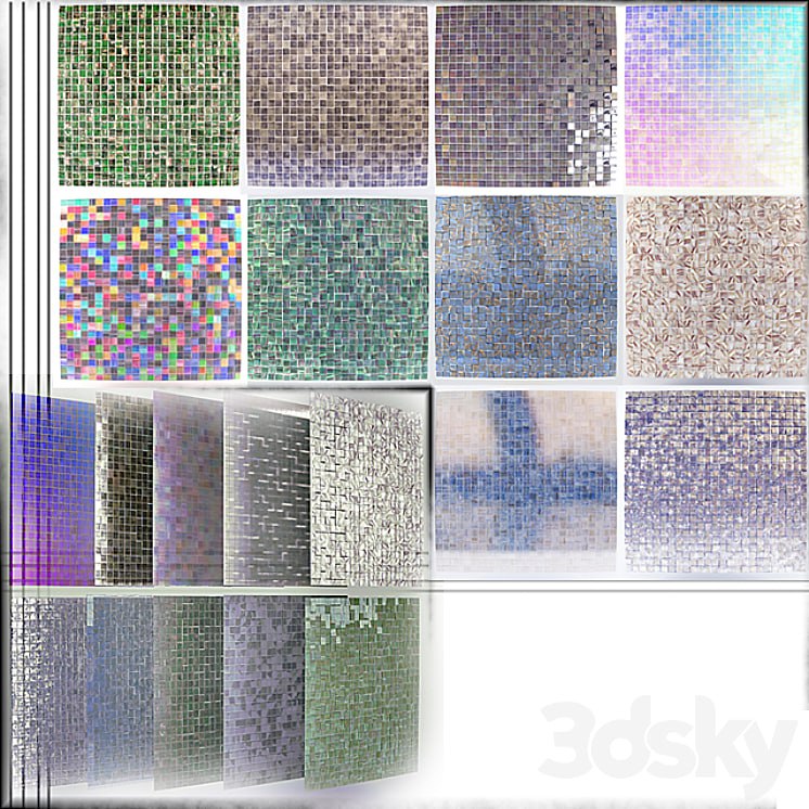 10 mosaic 25x25 matrix
