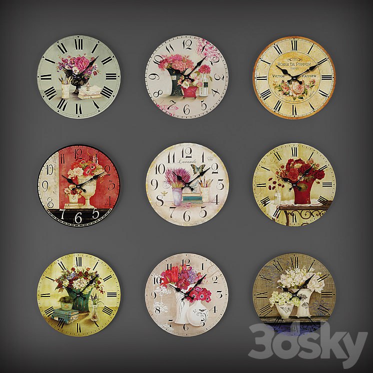 Collection of wall clocks 3