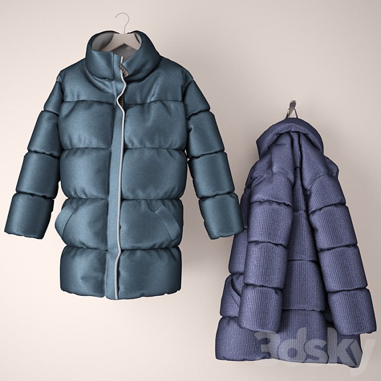 clothing, down jacket