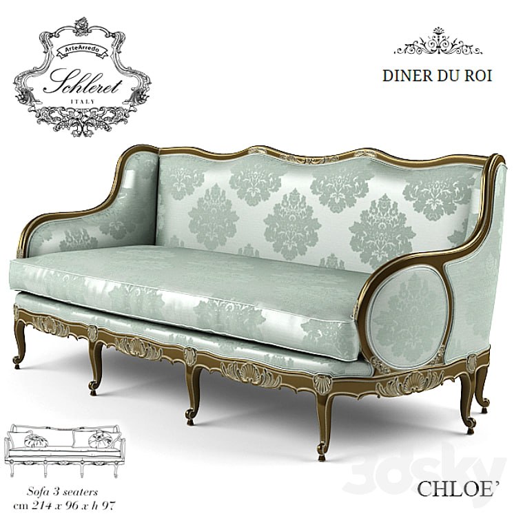 ARTEARREDO Diner du Roi CHLOE sofa