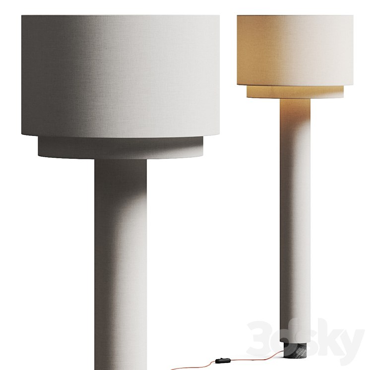 Simone and Marcel Kolumno Floor Lamp