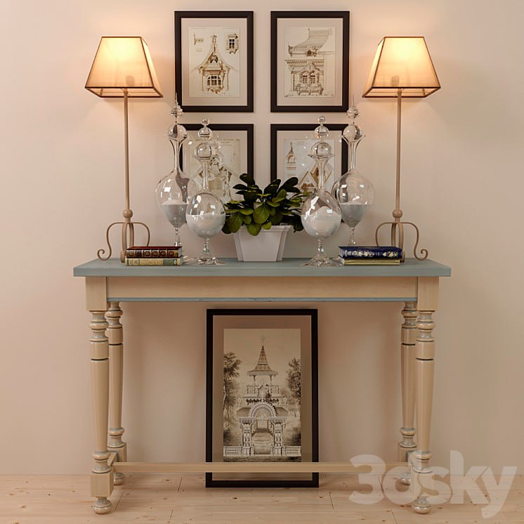 Console Veranda with décor