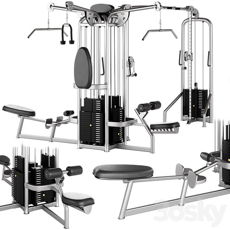 HOIST MULTI JUNGLE GYM SYSTEM CMJ-6600-S 6 STATION