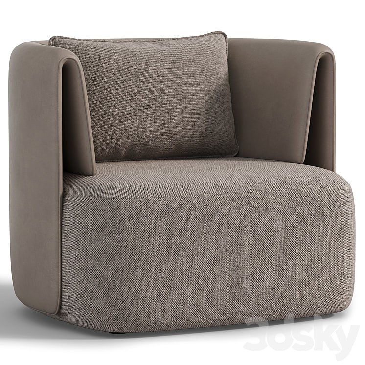 Elio Swivel Barrel Chair