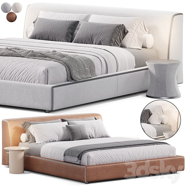 Softland bed by Lema