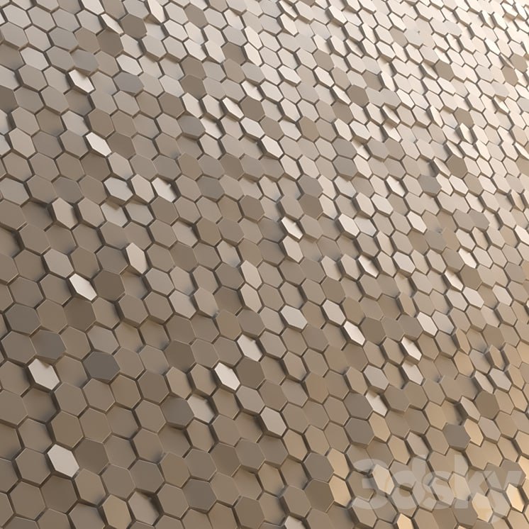 mutina decor panel honeycomb mosaics