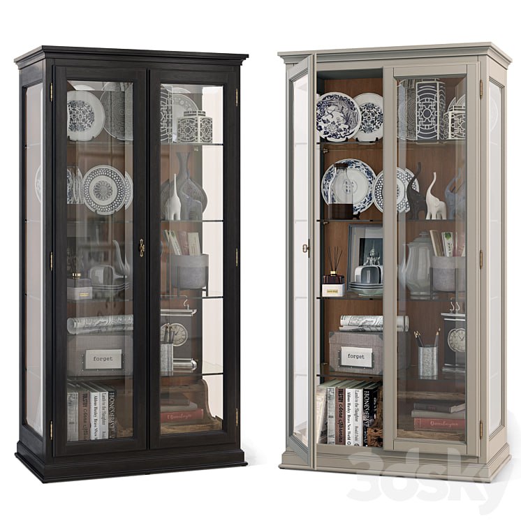 Cabinet / showcase with glass Showcase Domeniche Tosato