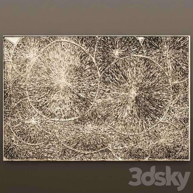 Decor for wall. Panel.