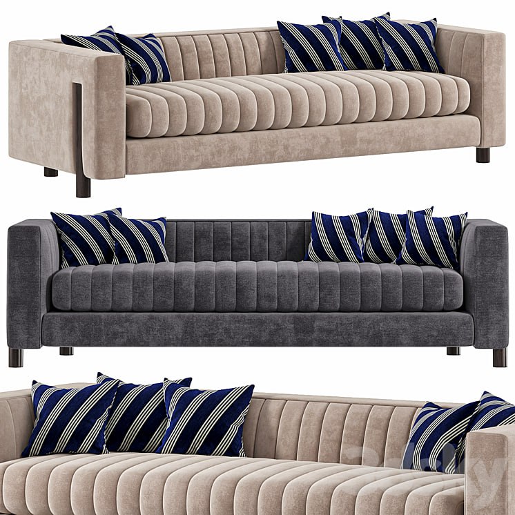 GRAY SOFA SOUTH HILL HOME COLLECTION