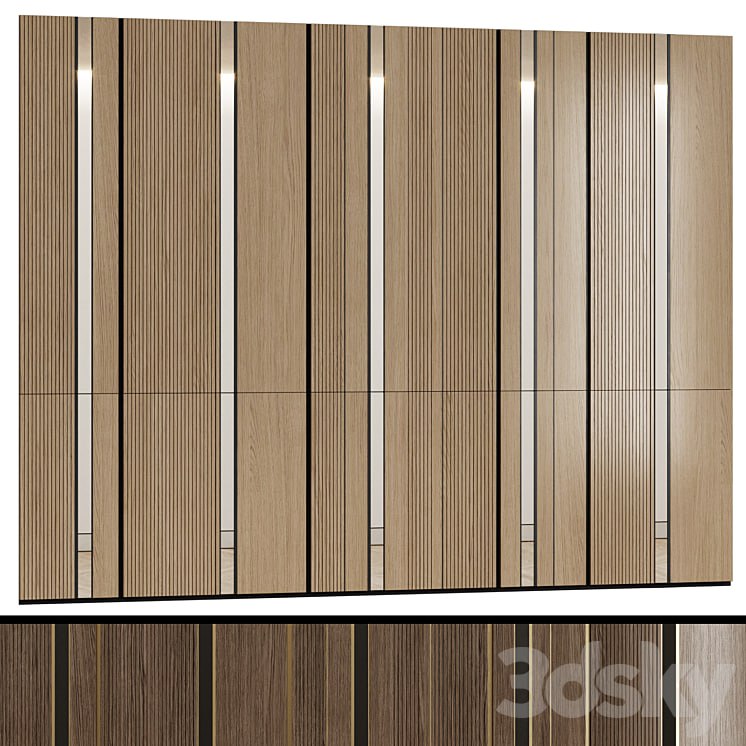 Modular wall panels in a modern minimalist style 5