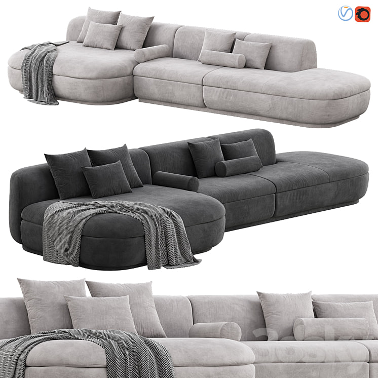 Baxter Piaf Sofa Set 2