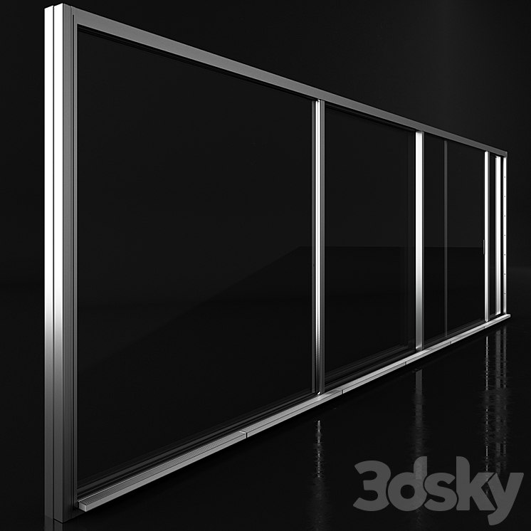 Flush frame swiss window