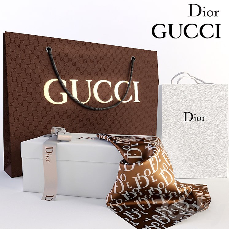Decorative set, Dior gucci