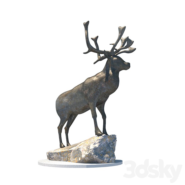 Sculpture "deer"