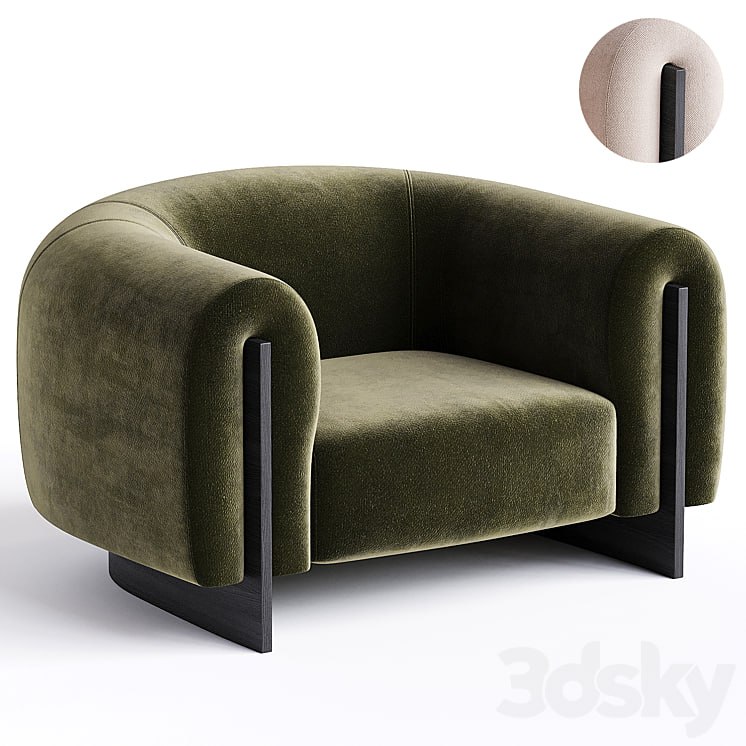 MINUIT ARMCHAIR by STEPHANE PARMENTIER