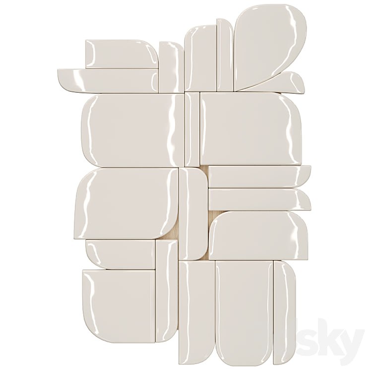 Wall sculpture by Eline Baas 01