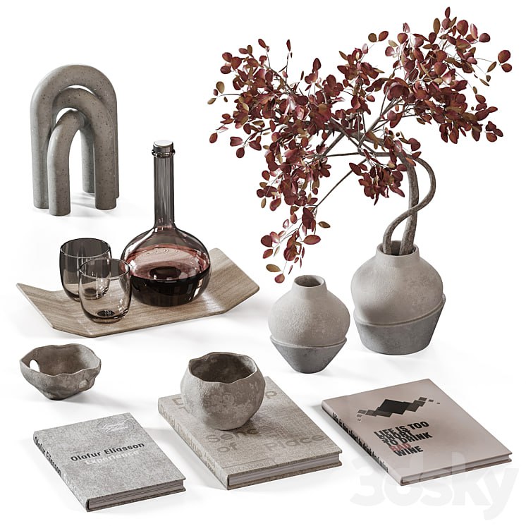 98 Decorative Set with branches