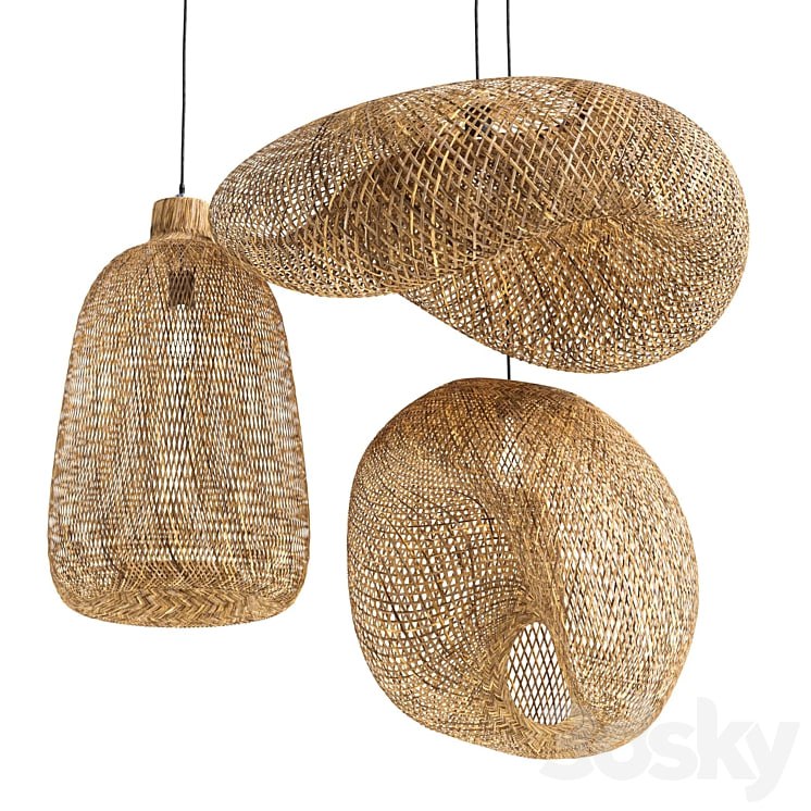 Rattan Pendant light