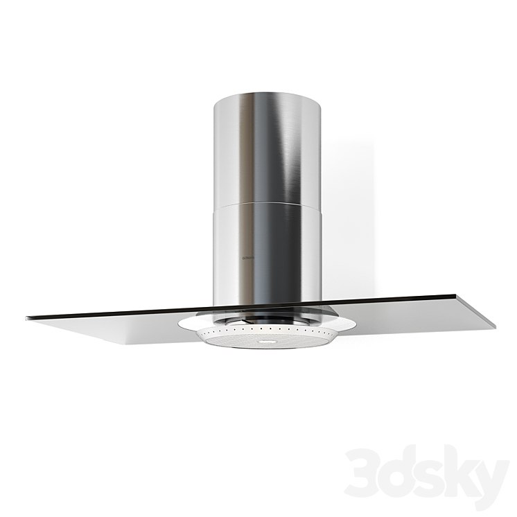 SOLO 100 Island hood DI-S10-c steel, glass