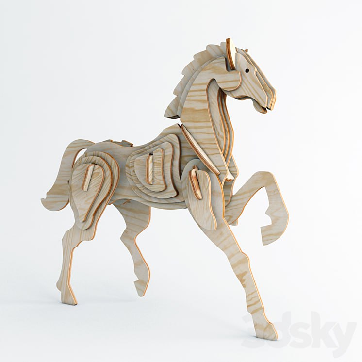 Horse plywood