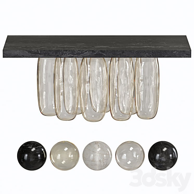 Inverted Gravity Dining Table by Mathieu Lehanneur