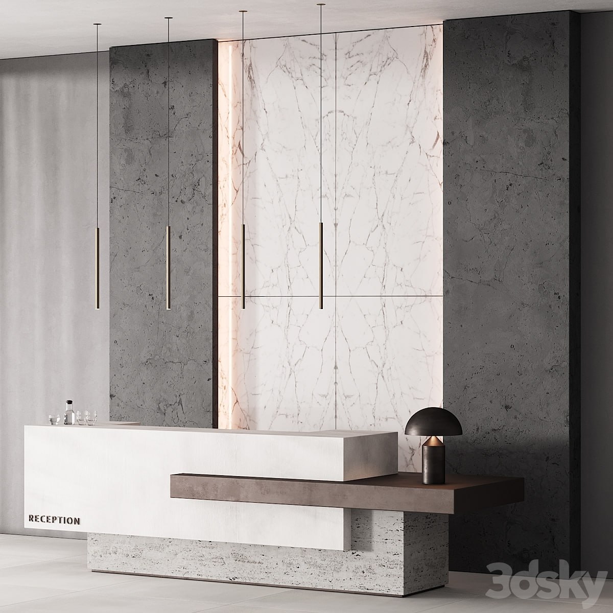 183 office furniture 03 reception desk 03 . .