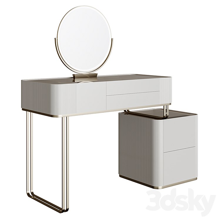 Dressing table Drawer Makeup Vanity Set