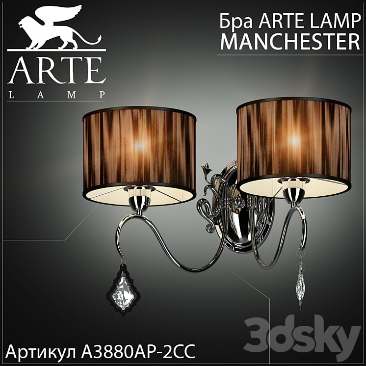 Sconce Arte lamp Manchester A3880AP-2CC