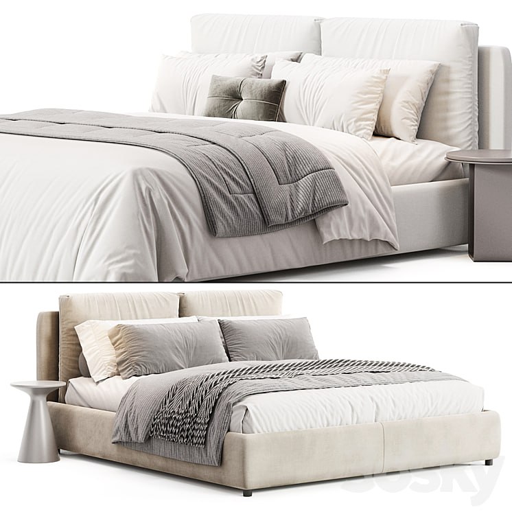 BAYPORT bed by Diotti