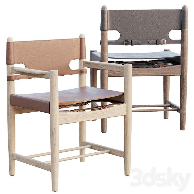 AVE Spanish Dining Armchair 3237 by Borge Mogensen