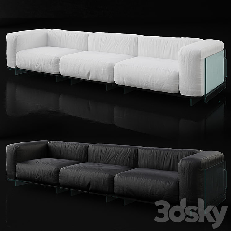 Glas Italia Crystal Lounge sofa