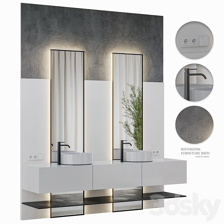 Bathroom furniture Bath Set 46