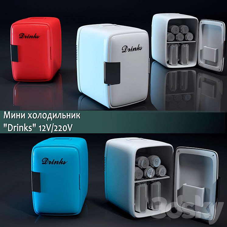 Mini Refrigerator "Drinks"