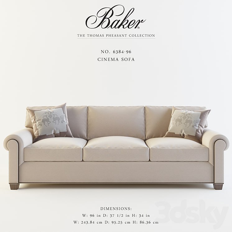 BAKER_CINEMA SOFA_No 6384-96