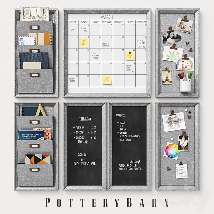 Pottery Barn / Galvanized modular wall