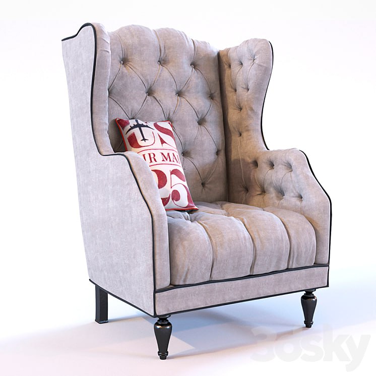 Air Mail Tufted Chair